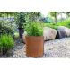 Corten Steel Straight Cylinder Planter - 500mm x 500mm