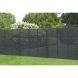 Contemporary Slatted Fence Panel - 1800mm x 1810mm Anthracite Grey