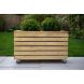 Rectangular Wooden Planter With Wheels - 800mm x 400mm