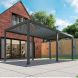 Proteus Aluminium Pergola - 6000mm x 3000mm Rectangular - Slate Grey