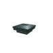 Steel Fortitude Fence Pyramid Post Cap - 50mm Black