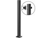Steel Fortitude Bolt-Down Corner Post With Base Cover Plate - 1155mm x 75mm