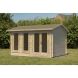 Chiltern Log Cabin - 34kg Felt Plus Underlay Double Glazed - 4000mm x 3000mm