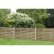 Pressure Treated Contemporary Slatted Fence Panel - 1800mm x 1500mm