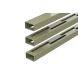 Durapost Vento Vertical Composite Fencing Rail - Over 900mm Natural - Pack of 3