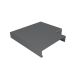 Aluminium Coping for 241-300mm Wall - 135 Degree Angle - 360mm Anthracite Grey (7016 Matt)
