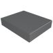 Aluminium Coping Stop End for 200-250mm Wall - 310mm Anthracite Grey (7016 Matt)